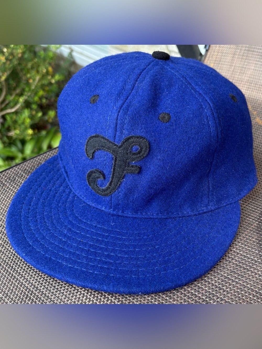 NWT Limited Edition Ebbett’s Field Flannels The Fray Band Wool Strapback Hat